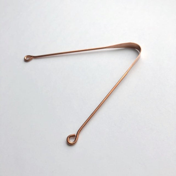 Copper tongue cleaner