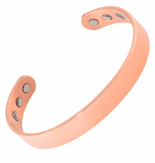 smooth copper magnet bracelet