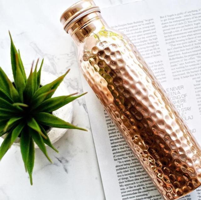 Copper Water Bottle, Amazing Health Benefits, Ayurveda, Handmade
