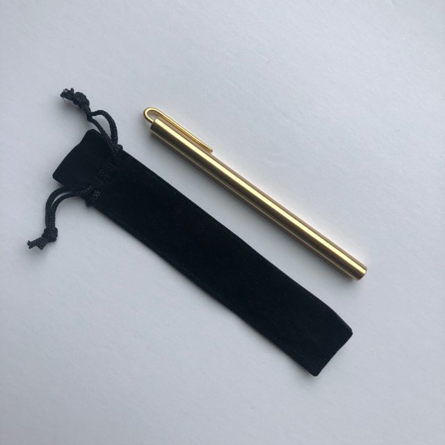 Copper pen round with clip